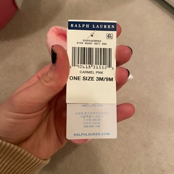 NWT - Ralph Lauren Baby Hat/Beanie 💗 - Picture 3 of 3